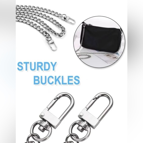 Silver Aftermarket Replacement Chain Length 47.24" - Picture 4 of 16